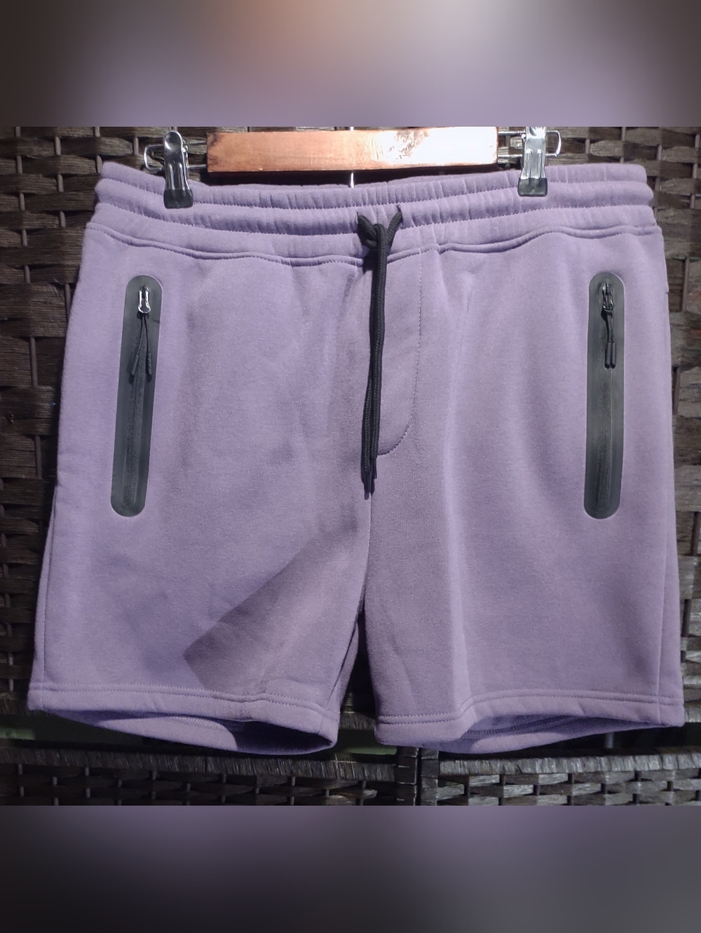 BKC Lavender Jogger Sweat Shorts Men's L